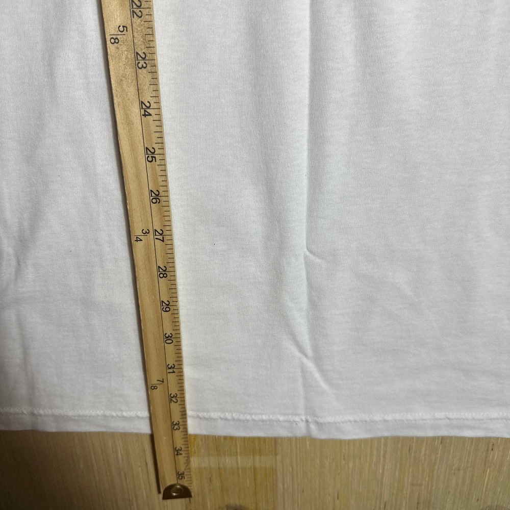 Vintage Iron Man Competition Shirt Mens Extra Large White Short Sleeve Graphic - Picture 10 of 14